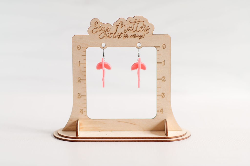Flamingo 3D Earrings