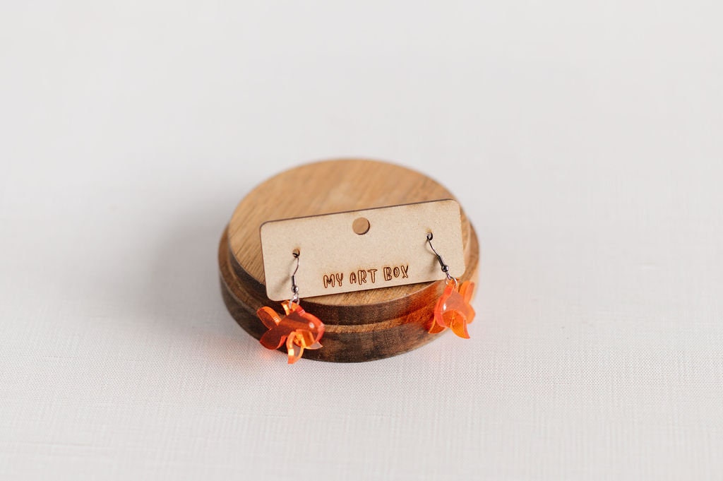 Goldfish 3D Earrings