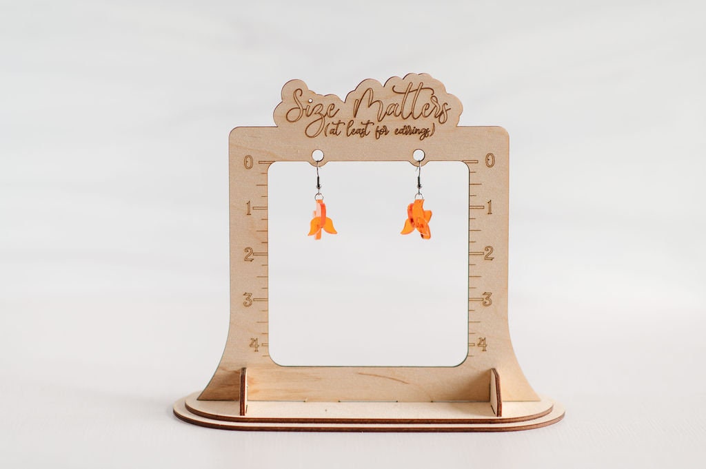 Goldfish 3D Earrings