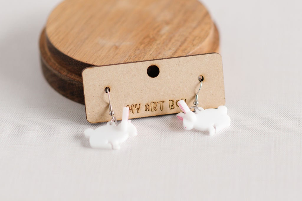 Rabbit 3D Earrings