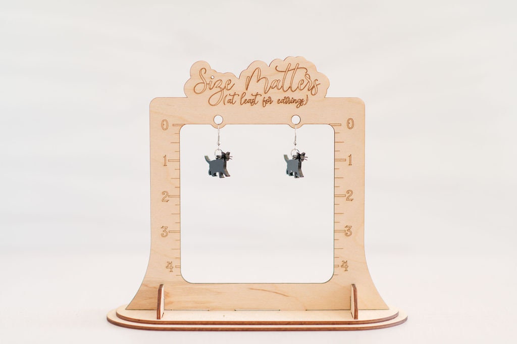 3D Cat Earrings
