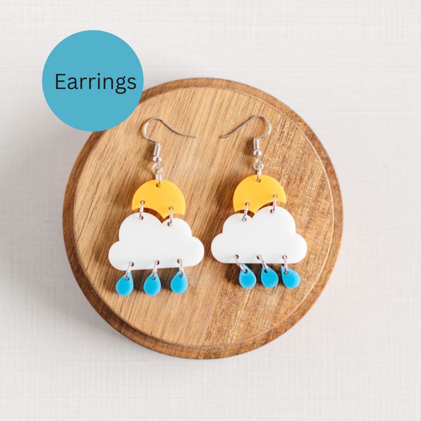 Sunny Cloud Rain Earrings