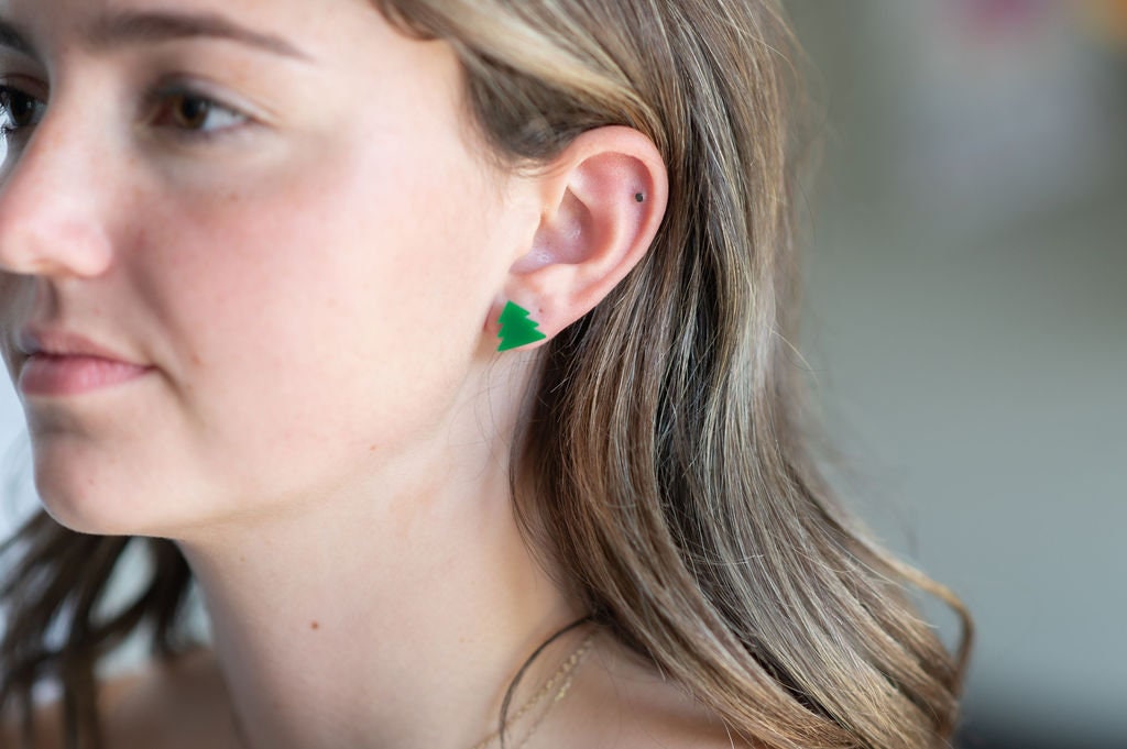 Christmas Tree Earrings