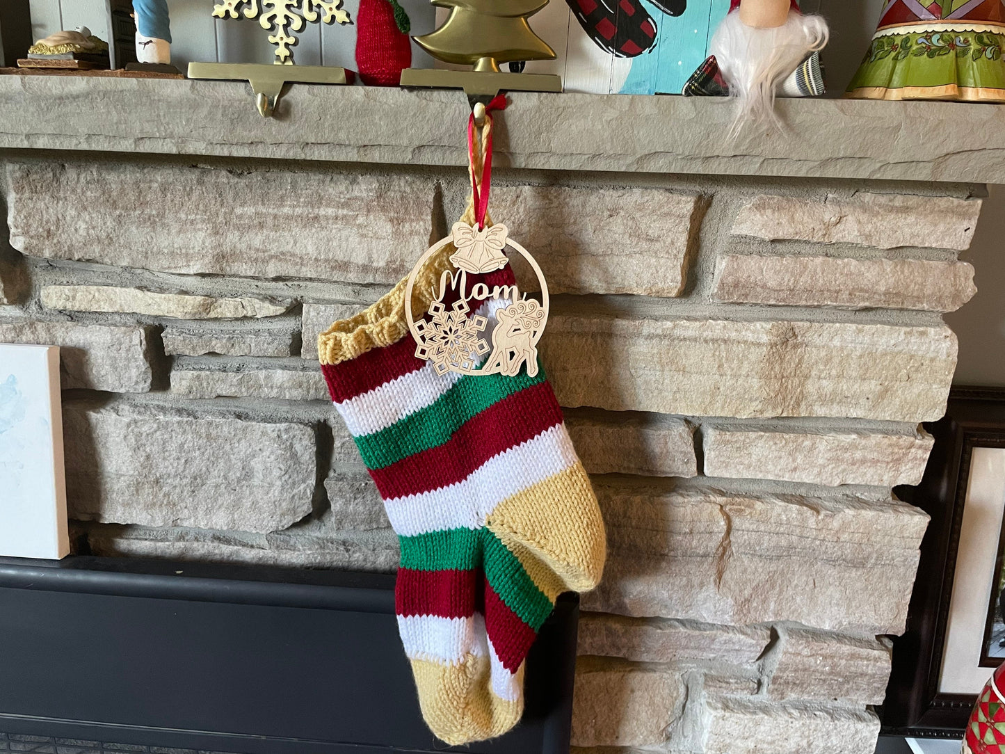 Personalized Reindeer Name Ornament