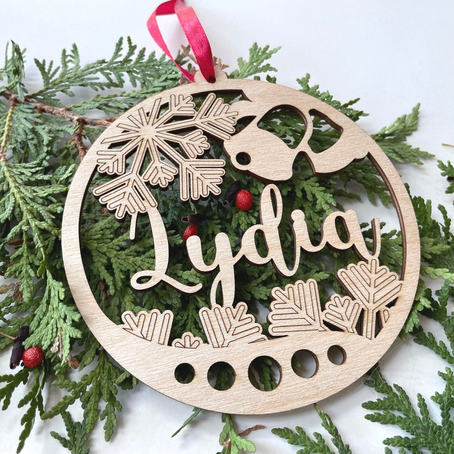 Personalized Bell Name Ornament