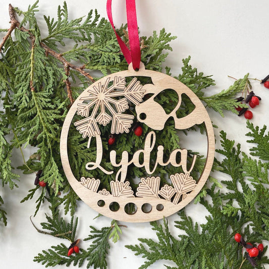 Personalized Bell Name Ornament