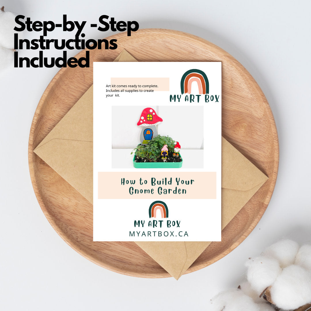 DIY Mini Gnome Garden, Chia Seed Garden