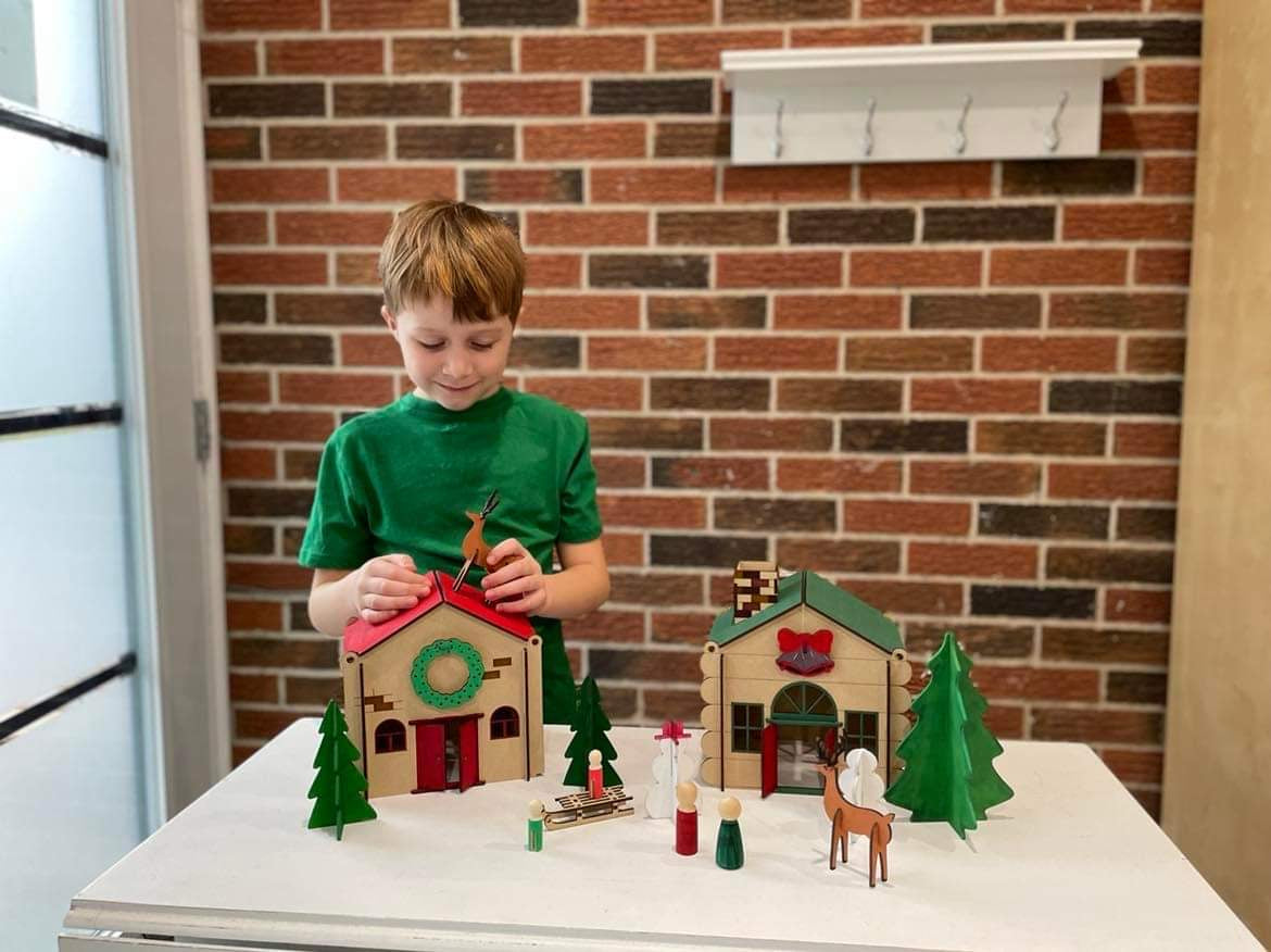 DIY Christmas Village