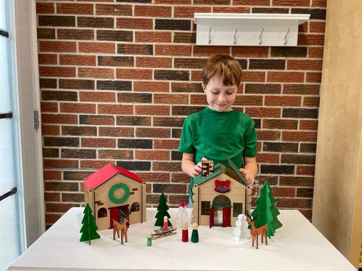 DIY Christmas Village