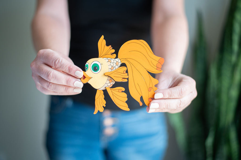 DIY Goldfish Paint Kit