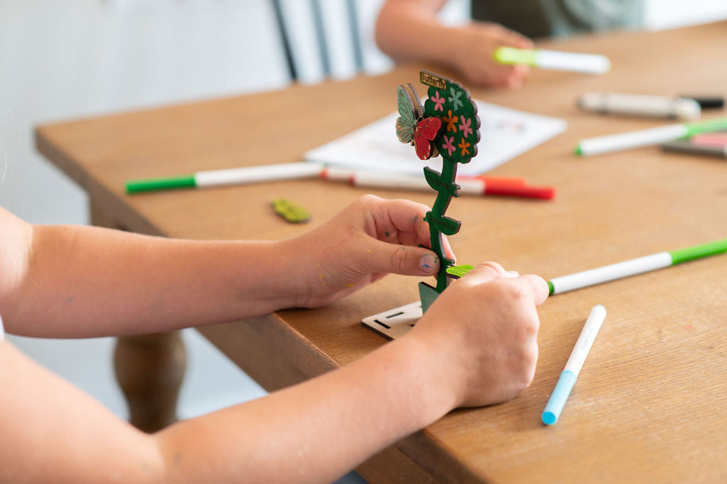 DIY Monarch Butterfly Lifecycle Art and Learn Box