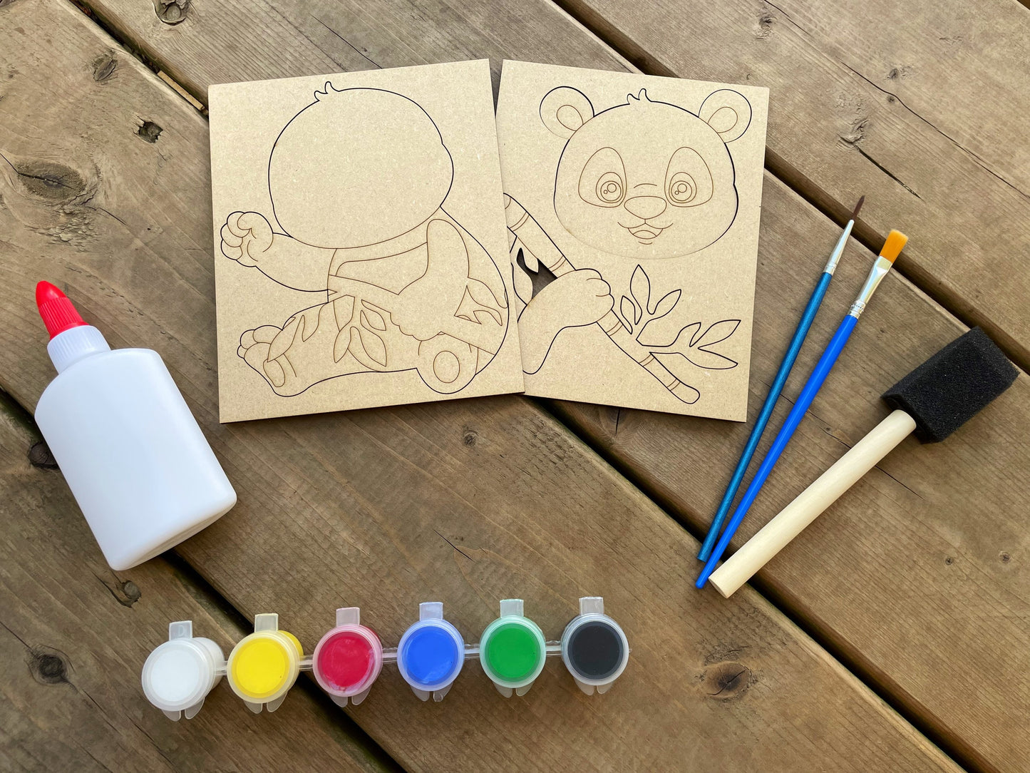 DIY Panda Paint Kit