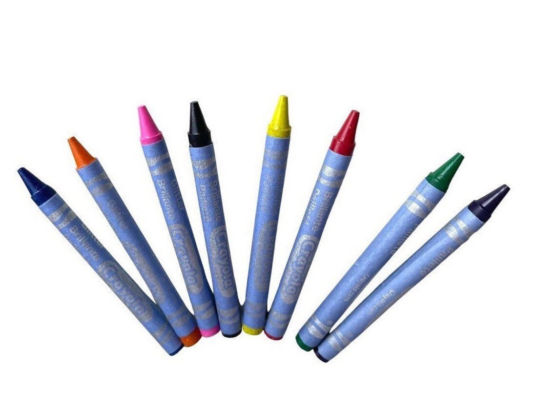 Crayola 8 Glitter Washable Crayons