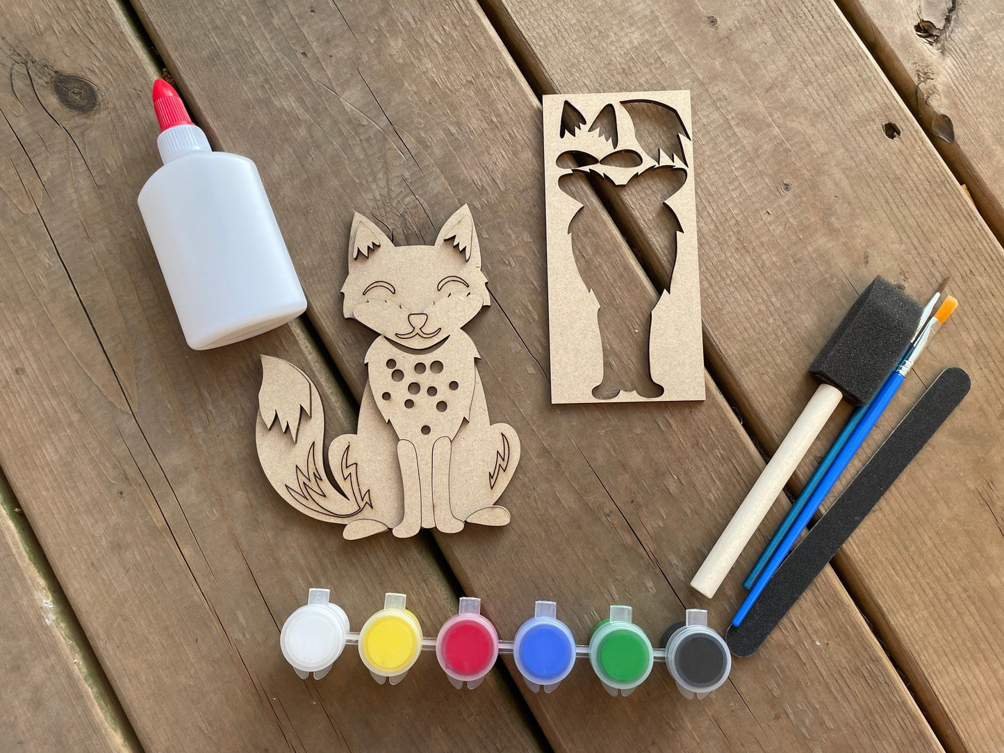 DIY Fox Paint Kit