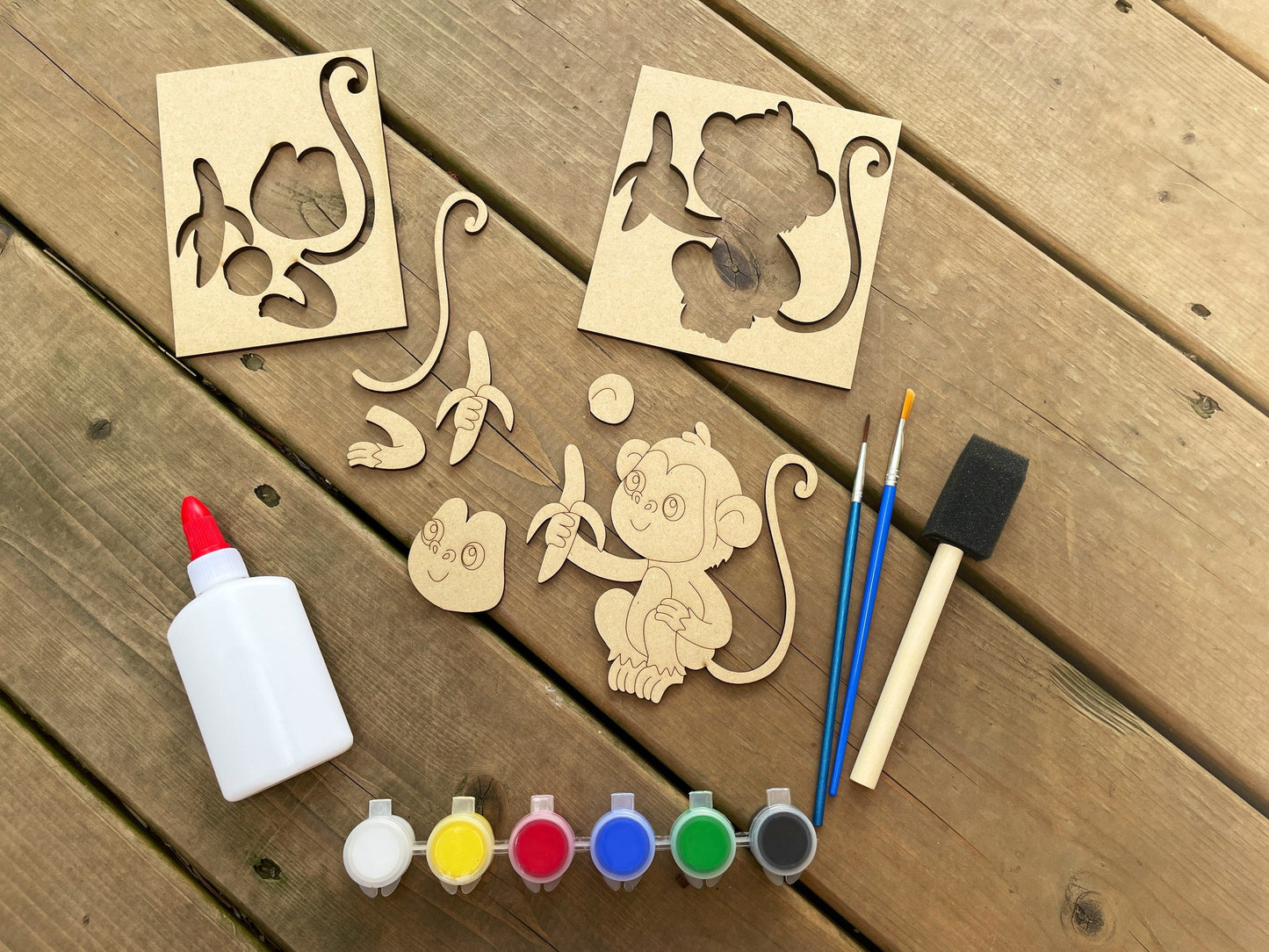 DIY Monkey Paint Kit