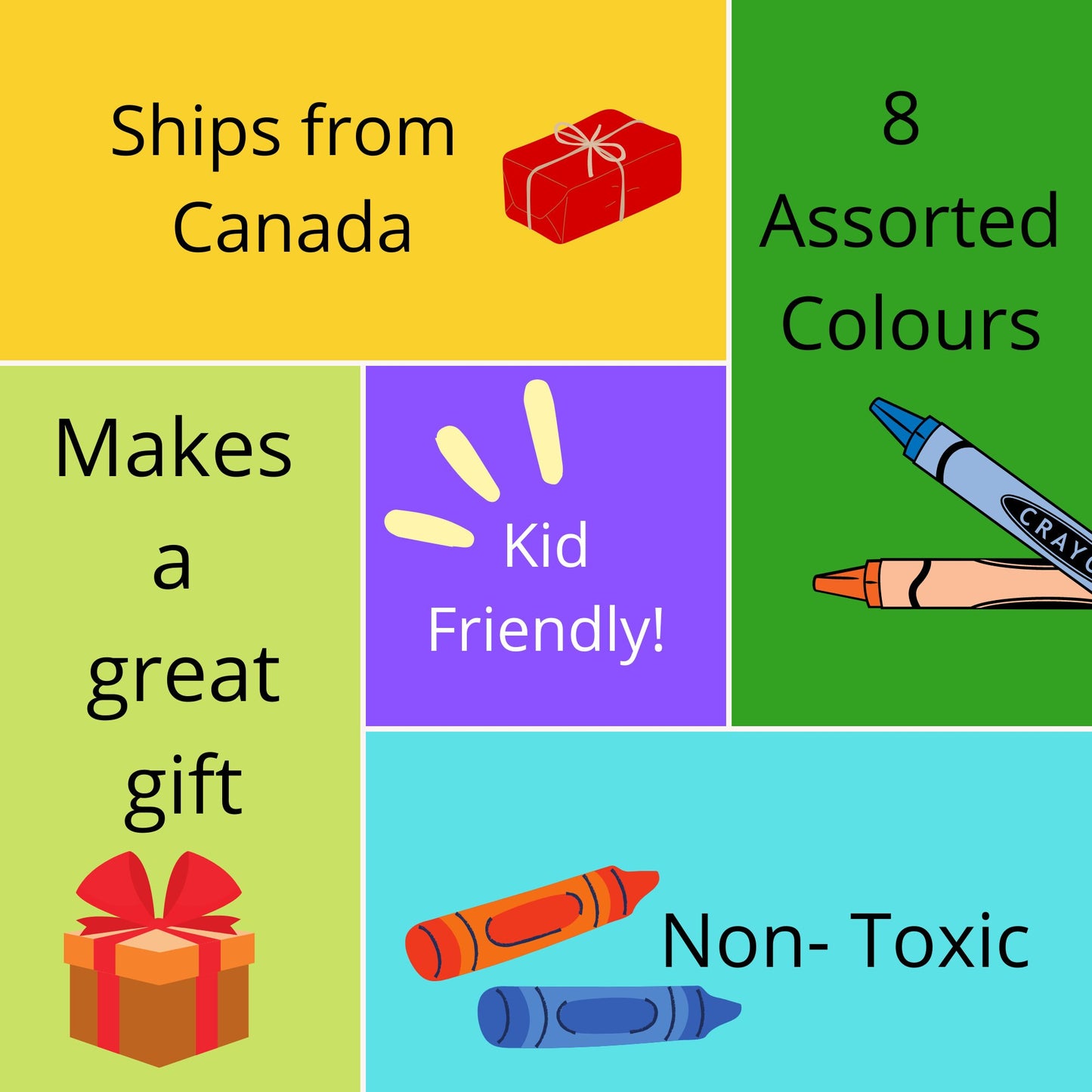 Crayola 8 Colors of Kindness Washable Crayons
