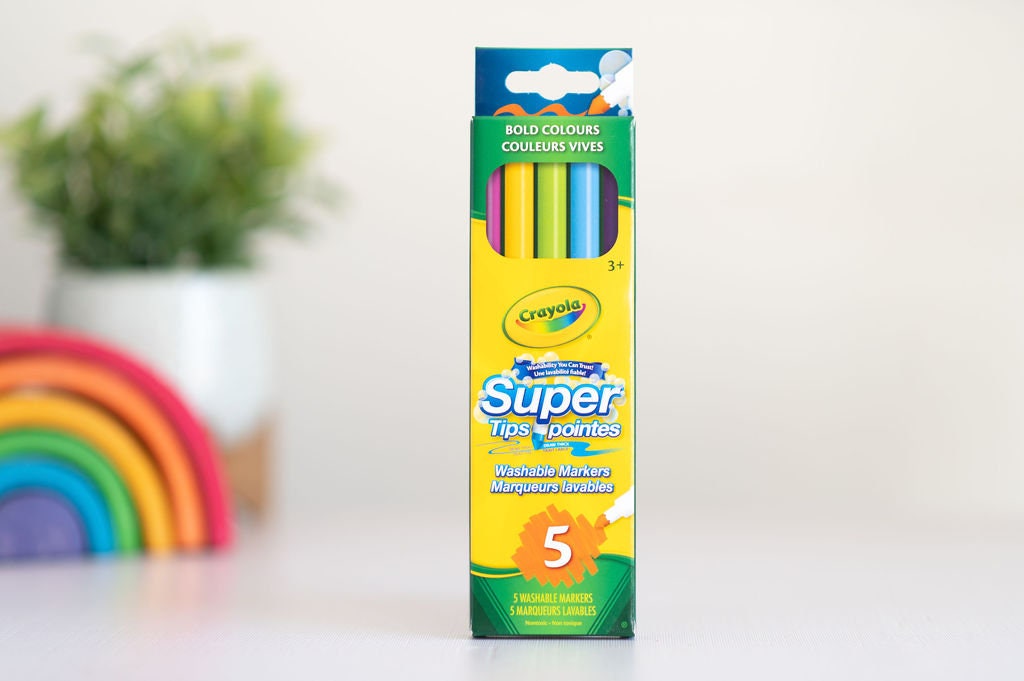 Crayola 5CT Bold Colours SuperTips Markers