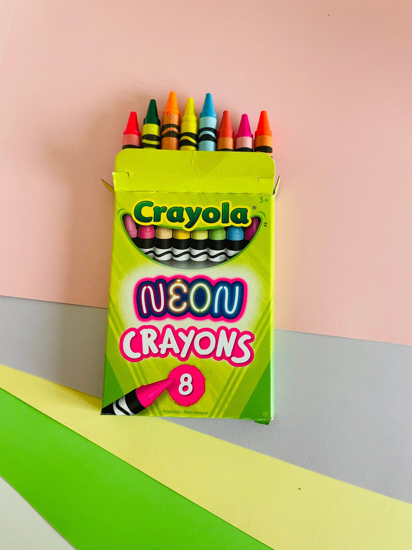 Crayola 8 Neon Washable Crayons