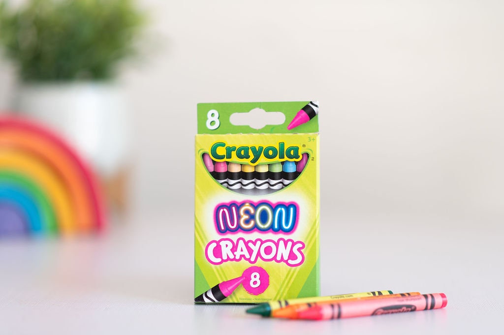 Crayola 8 Neon Washable Crayons