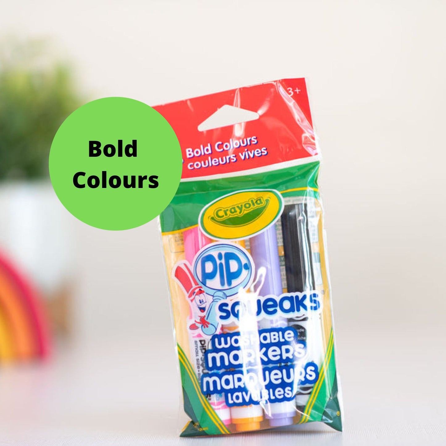 Crayola 4CT Bold Pip Squeak Markers