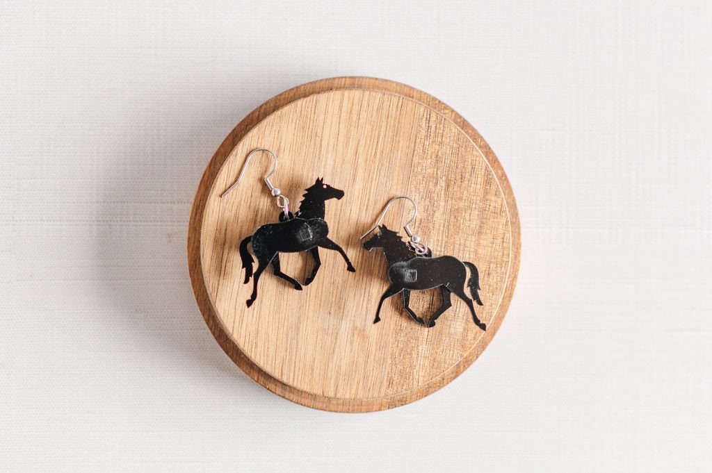 Horse 3D Earrings