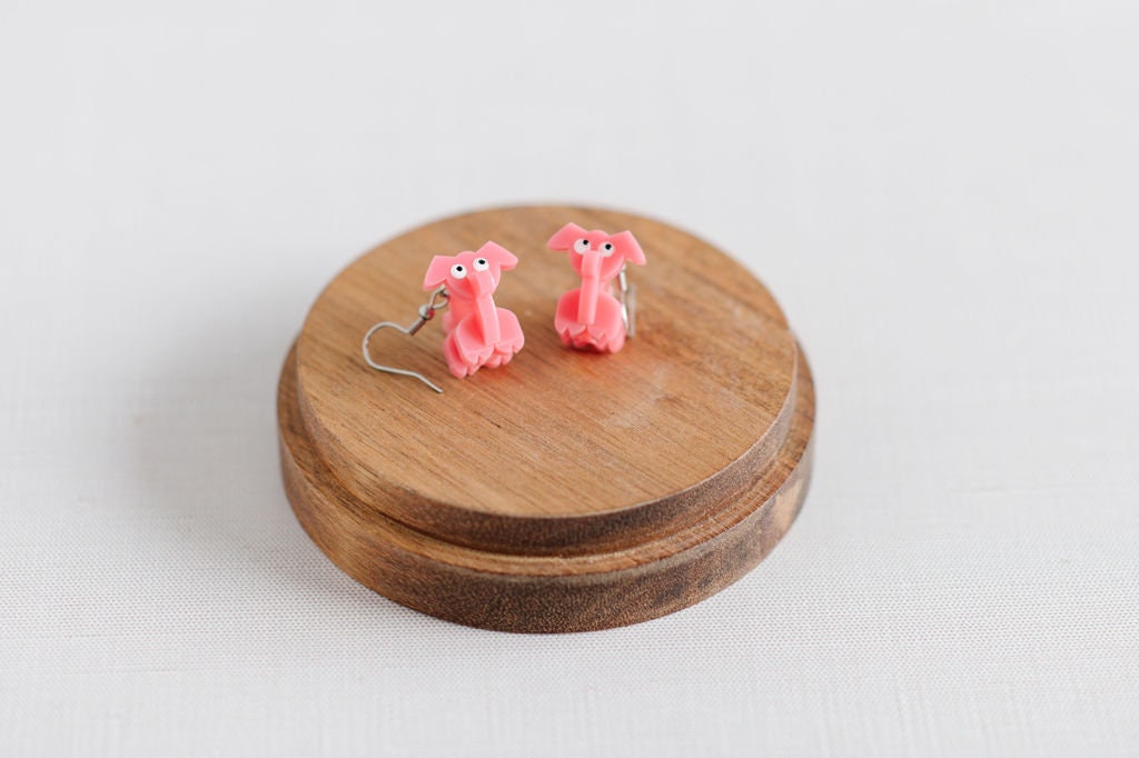 Pig 3D Earrings