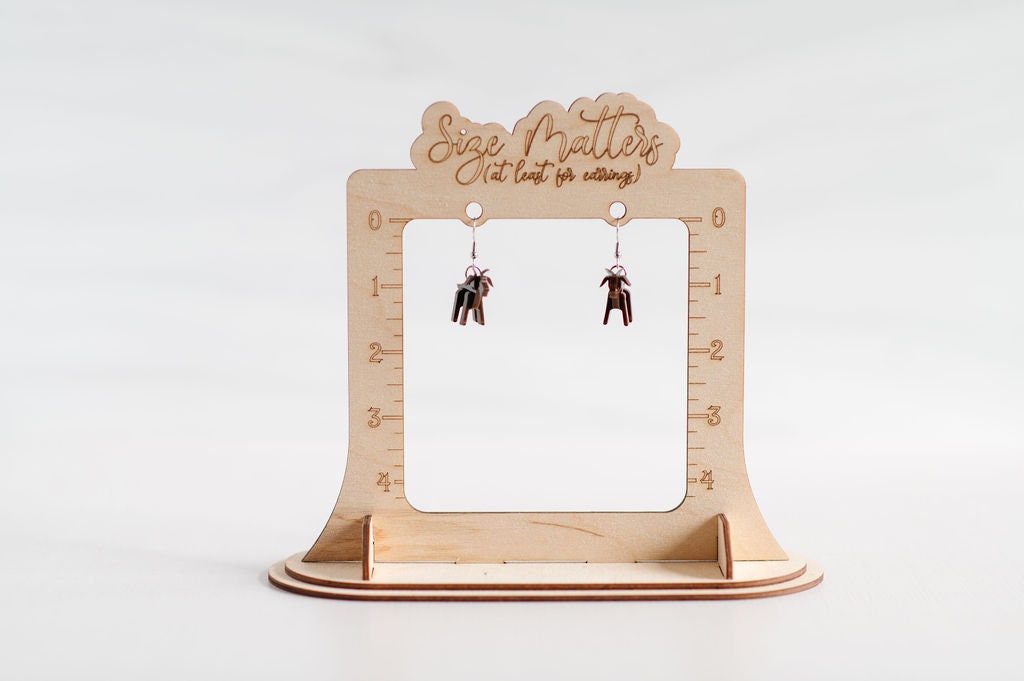 Goat 3D Earrings