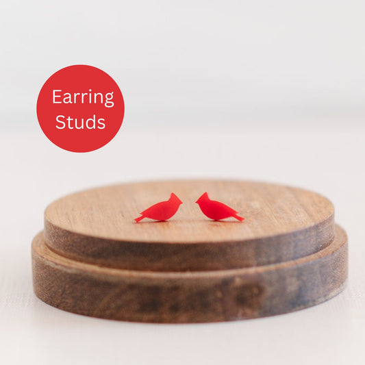 Red Cardinal Earrings
