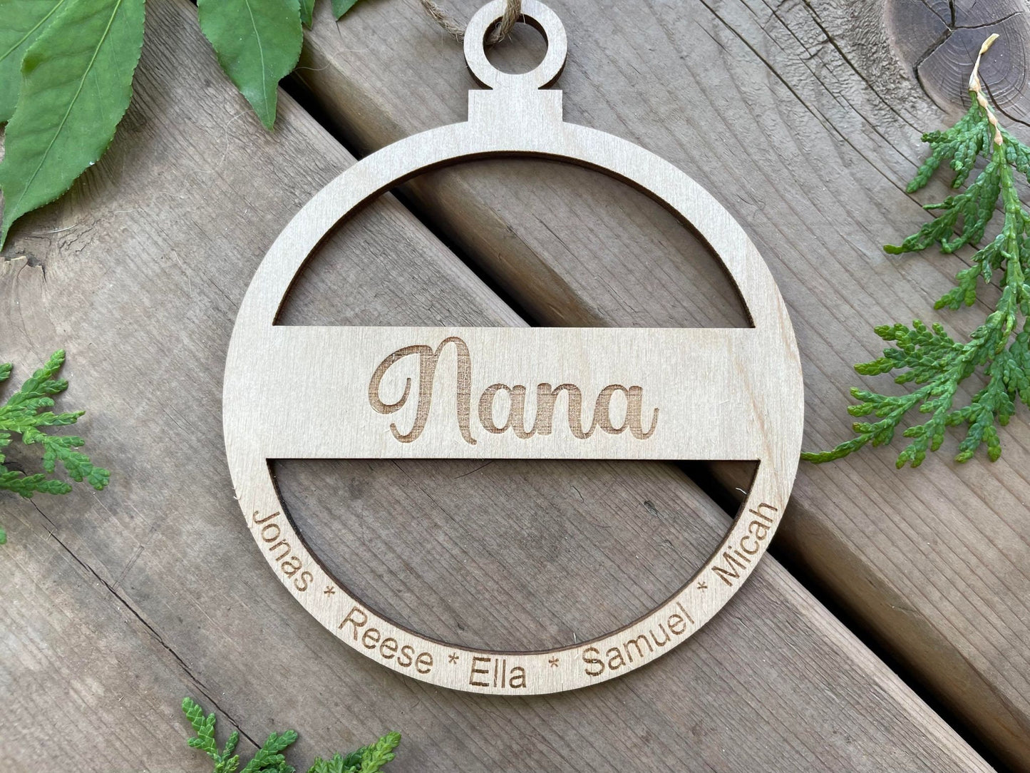 Personalized Name Ornament