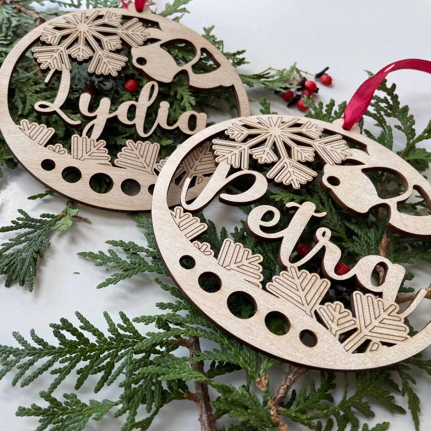 Personalized Bell Name Ornament