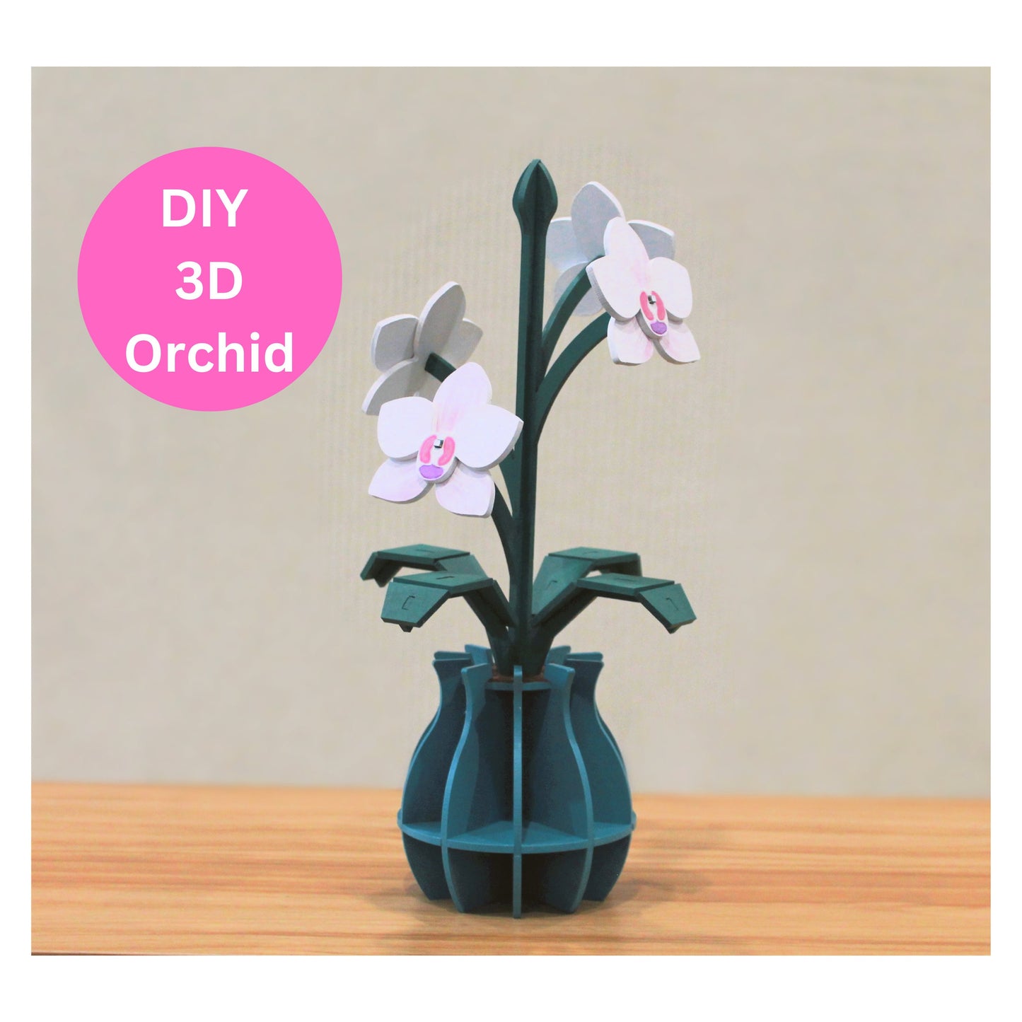 DIY 3D Orchid Plant Kit